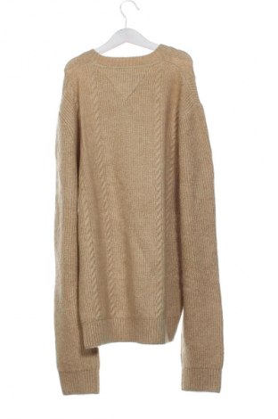 Férfi pulóver Tommy Jeans, Méret S, Szín Bézs, Ár 15 499 Ft