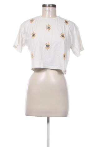Damen Shirt Qu Zu, Größe M, Farbe Weiß, Preis 13,00 €, #137264934