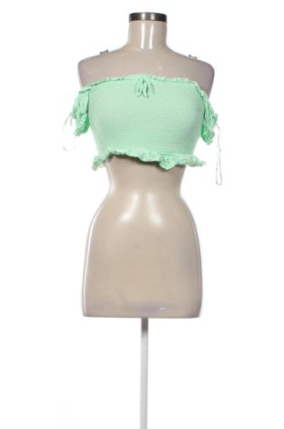 Дамска блуза Zara, Размер XS, Цвят Зелен, Цена 9,00 €, #137269427