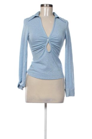 Дамска блуза Zara, Размер XS, Цвят Син, Цена 9,19 €, #137306367