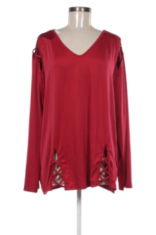 Bluză de femei Unbranded, Mărime 3XL, Culoare Roșu, Preț 94,48 Lei, #137320031