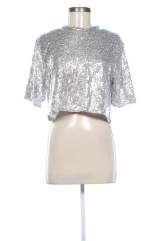 Bluză de femei H&M, Mărime M, Culoare Argintiu, Preț 55,58 Lei, #137328447
