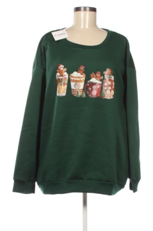 Bluză de femei SHEIN, Mărime 4XL, Culoare Verde, Preț 47,24 Lei, #137335961