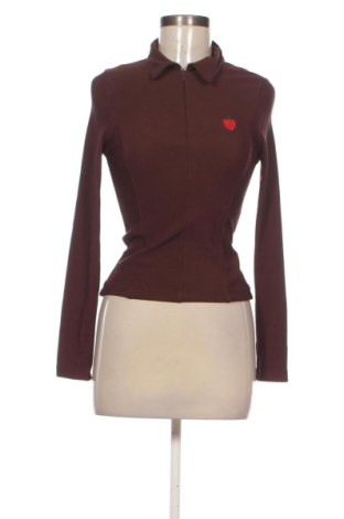 Bluză de femei FullaModa, Mărime S, Culoare Maro, Preț 47,24 Lei, #137271833