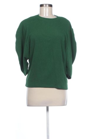 Дамска блуза Zara, Размер L, Цвят Зелен, Цена 12,00 €, #137325367