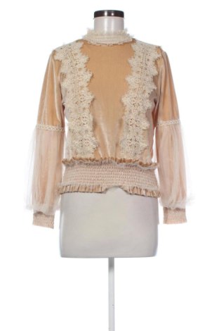 Bluză de femei Unbranded, Mărime M, Culoare Bej, Preț 26,25 Lei, #137327109
