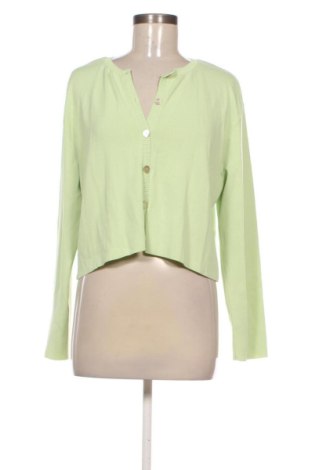Cardigan de damă Zara, Mărime L, Culoare Verde, Preț 188,97 Lei, #137272098