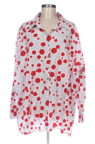 Damenbluse Ulla Popken, Größe 5XL, Farbe Mehrfarbig, Preis 28,99 €, #137147662