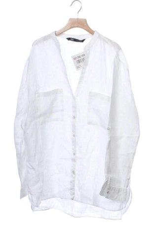 Cămașă de femei Zara, Mărime L, Culoare Alb, Preț 71,91 Lei, #137206453