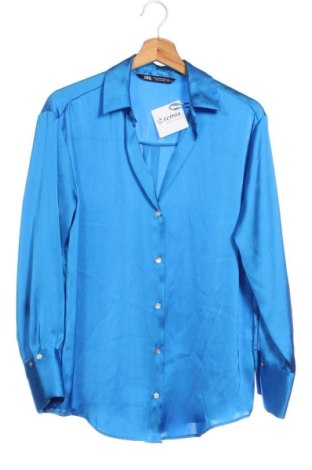 Dámská košile  Zara, Velikost XS, Barva Modrá, Cena  340,00 Kč, #137215230
