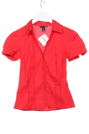 Dámska košeľa  H&M, Veľkosť XS, Farba Červená, Cena  8,00 €, #137237110
