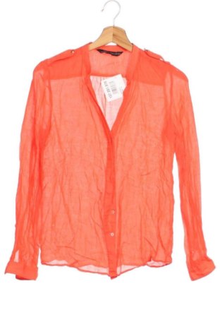 Cămașă de femei Zara, Mărime XS, Culoare Portocaliu, Preț 77,00 Lei, #137281878