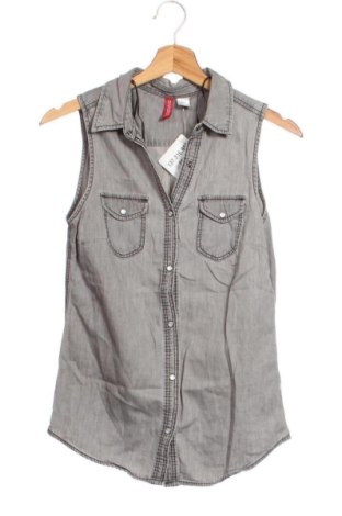 Дамска риза H&M, Размер XS, Цвят Сив, Цена 8,00 €, #137316980