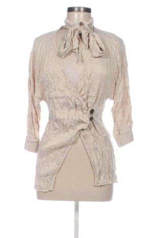 Дамска риза Zara, Размер M, Цвят Екрю, Цена 15,33 €, #137178804