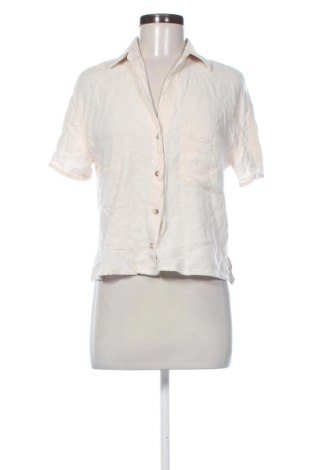 Cămașă de femei Stradivarius, Mărime M, Culoare Ecru, Preț 57,74 Lei, #137252433