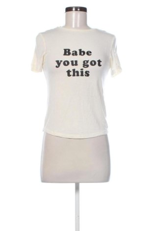 Tricou de femei H&M, Mărime S, Culoare Ecru, Preț 57,00 Lei, #137304341