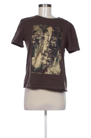 Tricou de femei Zara, Mărime M, Culoare Maro, Preț 76,48 Lei, #137318681