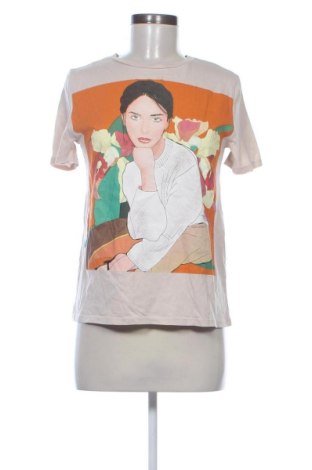 Tricou de femei Zara, Mărime S, Culoare Bej, Preț 41,99 Lei, #137319071