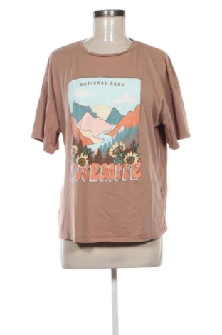 Damski T-shirt LCW, Rozmiar XXL, Kolor Popielaty róż, Cena 33,87 zł, #137319492
