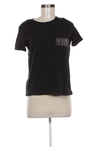 Tricou de femei Zara, Mărime S, Culoare Negru, Preț 70,18 Lei, #137322980