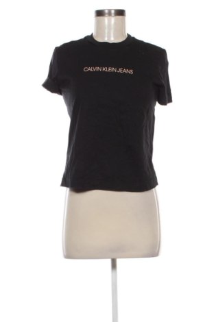 Damski T-shirt Calvin Klein, Rozmiar S, Kolor Czarny, Cena 95,11 zł, #137325859