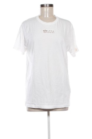 Damen T-Shirt Alpha Industries, Größe M, Farbe Weiß, Preis € 18,00, #137327414
