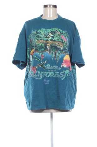 Damen T-Shirt Signal, Größe XL, Farbe Blau, Preis 22,54 €, #137328605