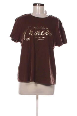 Γυναικείο t-shirt Reserved, Μέγεθος XL, Χρώμα Καφέ, Τιμή 14,00 €, #137331053