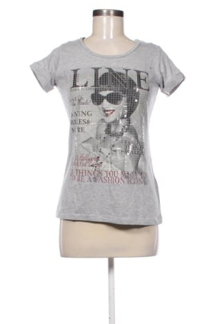 Γυναικείο t-shirt Pimkie, Μέγεθος S, Χρώμα Γκρί, Τιμή 6,60 €, #137332521