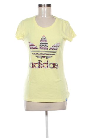 Damen T-Shirt Adidas, Größe M, Farbe Gelb, Preis € 20,00, #137337546