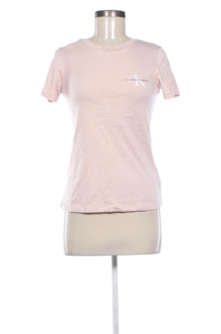 Γυναικείο t-shirt Calvin Klein Jeans, Μέγεθος S, Χρώμα Ρόζ , Τιμή 41,99 €, #137286353
