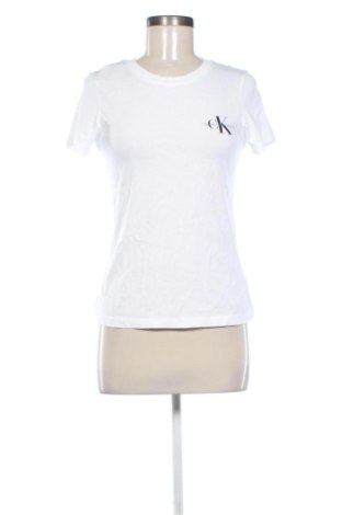 Tricou de femei Calvin Klein Jeans, Mărime S, Culoare Alb, Preț 214,99 Lei, #137286368
