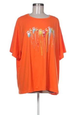 Tricou de femei Unbranded, Mărime 5XL, Culoare Portocaliu, Preț 78,00 Lei, #137303286