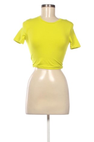 Γυναικείο t-shirt Zara, Μέγεθος XS, Χρώμα Κίτρινο, Τιμή 9,67 €, #137333282