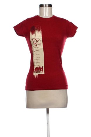 Γυναικείο t-shirt Gildan, Μέγεθος S, Χρώμα Κόκκινο, Τιμή 9,00 €, #137334257