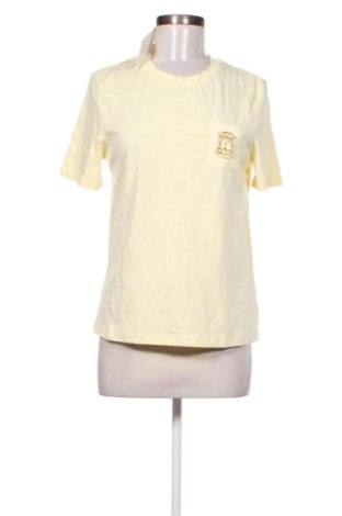 Tricou de femei Zara, Mărime M, Culoare Galben, Preț 76,00 Lei, #137250297