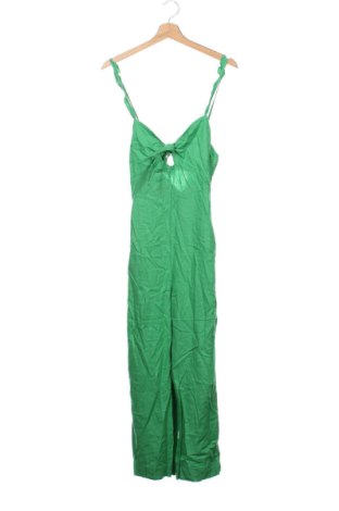 Salopetă lungă de damă Bershka, Mărime XS, Culoare Verde, Preț 73,00 Lei, #137243988