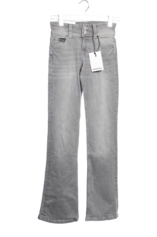Blugi de femei Bershka, Mărime XS, Culoare Gri, Preț 128,99 Lei, #137153305