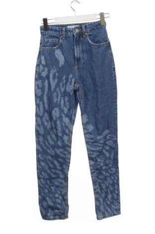 Blugi de femei Bershka, Mărime XXS, Culoare Albastru, Preț 86,99 Lei, #137191247