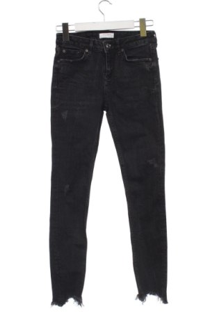 Blugi de femei Zara, Mărime XS, Culoare Negru, Preț 57,74 Lei, #137219602