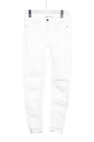 Blugi de femei Zara, Mărime XS, Culoare Alb, Preț 68,24 Lei, #137223641