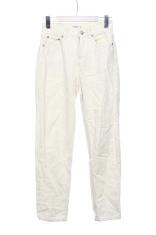 Blugi de femei Pull&Bear, Mărime XS, Culoare Ecru, Preț 78,74 Lei, #137232886