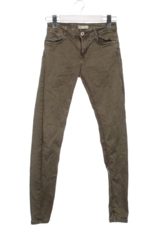 Blugi de femei Bershka, Mărime XS, Culoare Verde, Preț 59,00 Lei, #137234949
