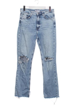Blugi de femei Zara, Mărime M, Culoare Albastru, Preț 78,74 Lei, #137236143