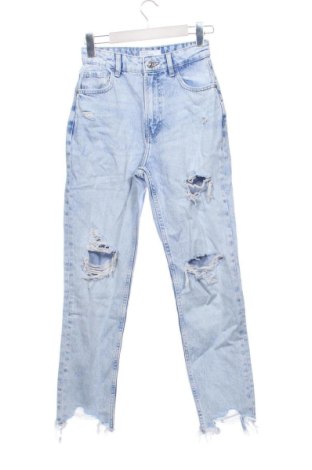 Blugi de femei Bershka, Mărime XS, Culoare Albastru, Preț 50,20 Lei, #137251027