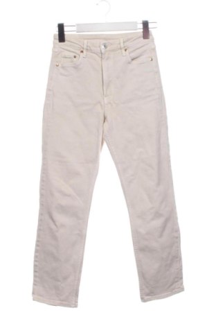 Blugi de femei H&M, Mărime XS, Culoare Ecru, Preț 73,49 Lei, #137263322