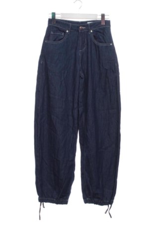 Blugi de femei Bershka, Mărime XS, Culoare Albastru, Preț 52,49 Lei, #137265154