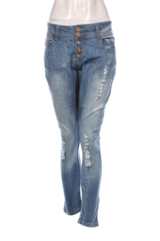 Blugi de femei Terranova, Mărime XL, Culoare Albastru, Preț 61,00 Lei, #137265993