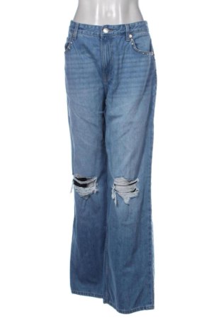 Blugi de femei Bershka, Mărime XL, Culoare Albastru, Preț 128,99 Lei, #137273670