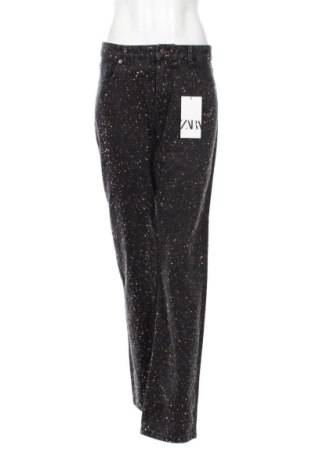 Dámske džínsy  Zara, Veľkosť L, Farba Čierna, Cena  36,39 €, #137280079